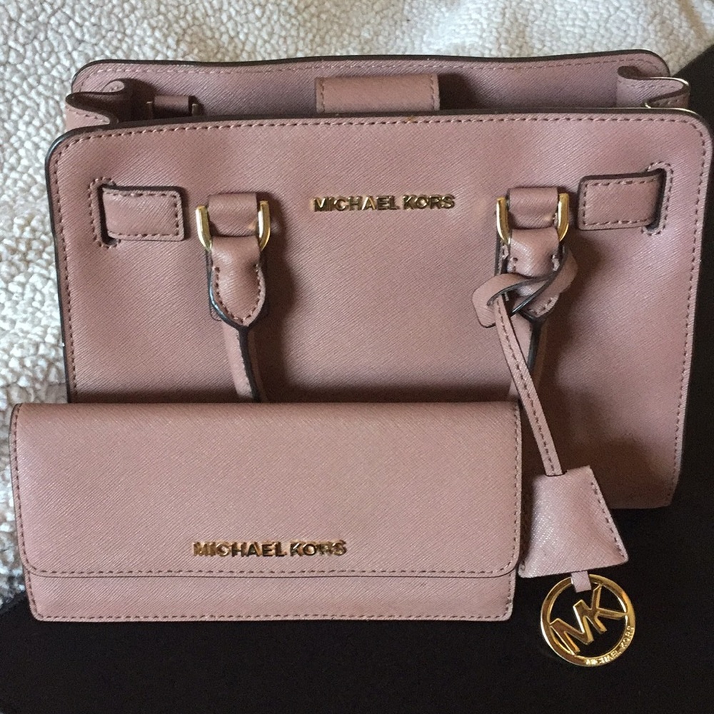 Michael Kors Dillon Purse & Wallet (will consider selling separately)